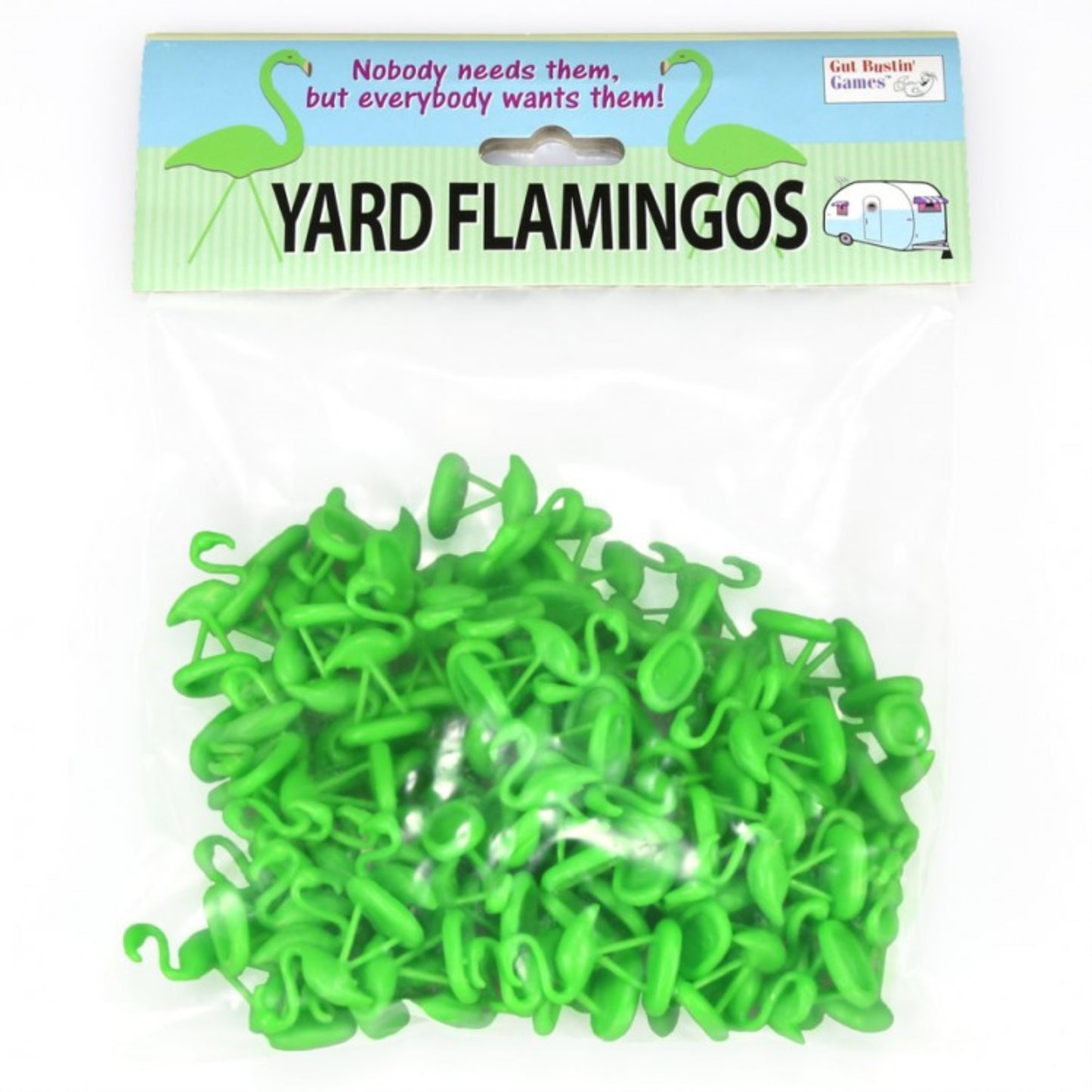 Gut Bustin' Games 1012 Trailer Park Wars - Green Flamingos