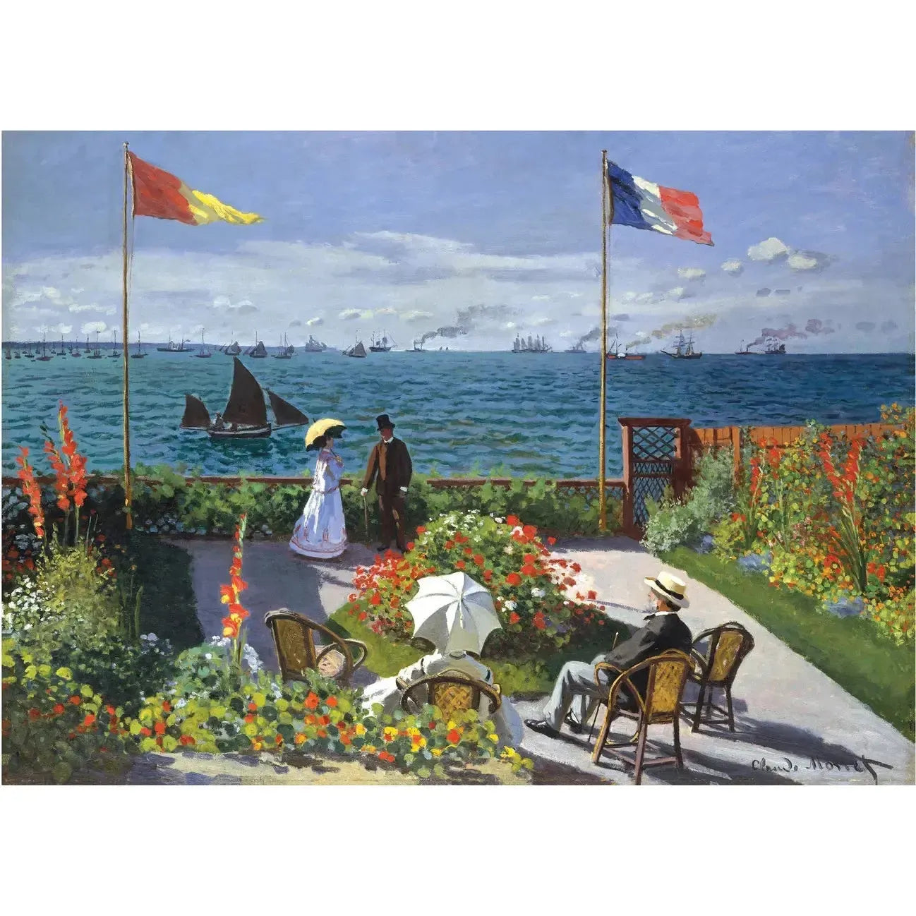 Garden at Sainte-Adresse 1000 Piece Jigsaw Puzzle Peter Pauper