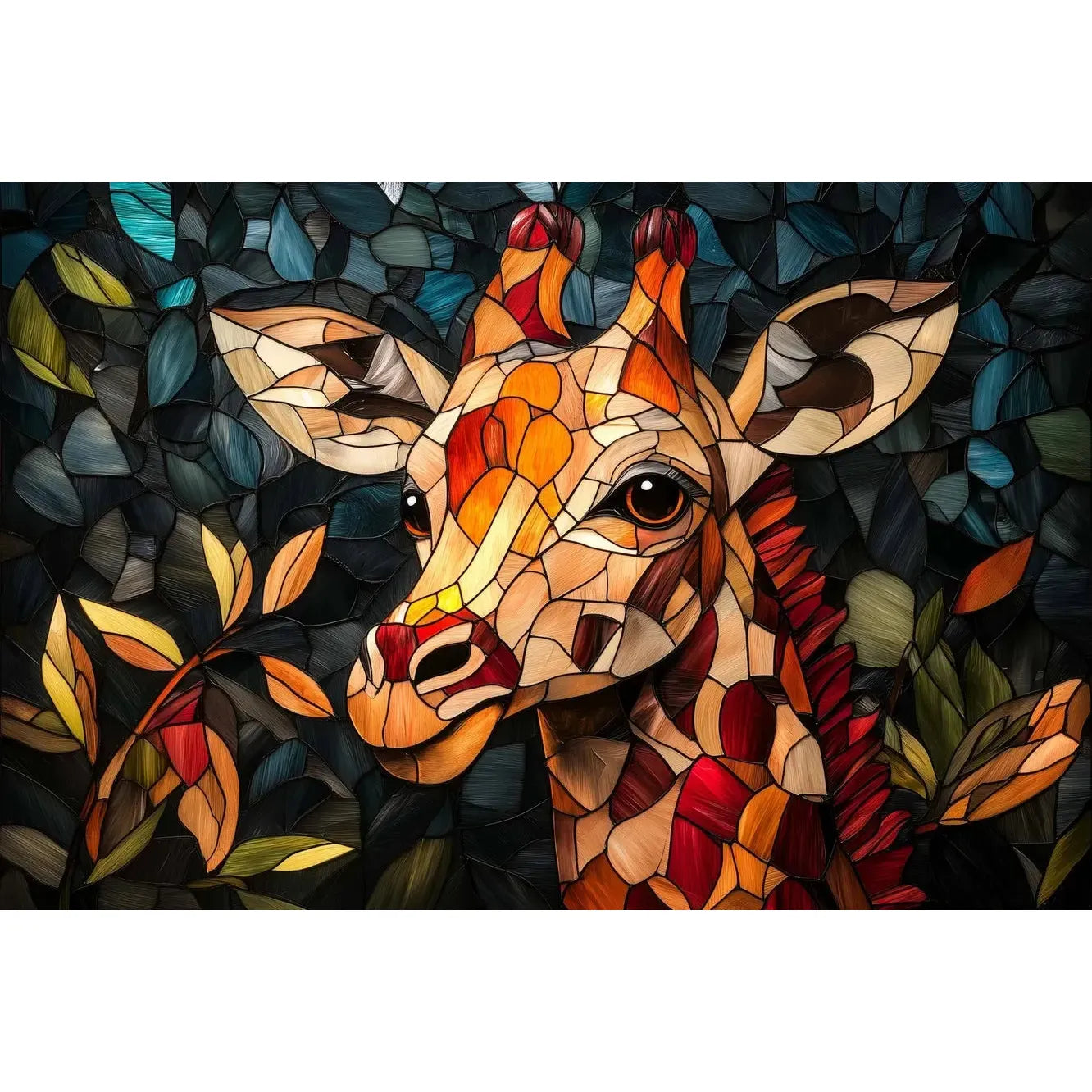 Gentle Giraffe 1000 Piece Jigsaw Puzzle Trippy