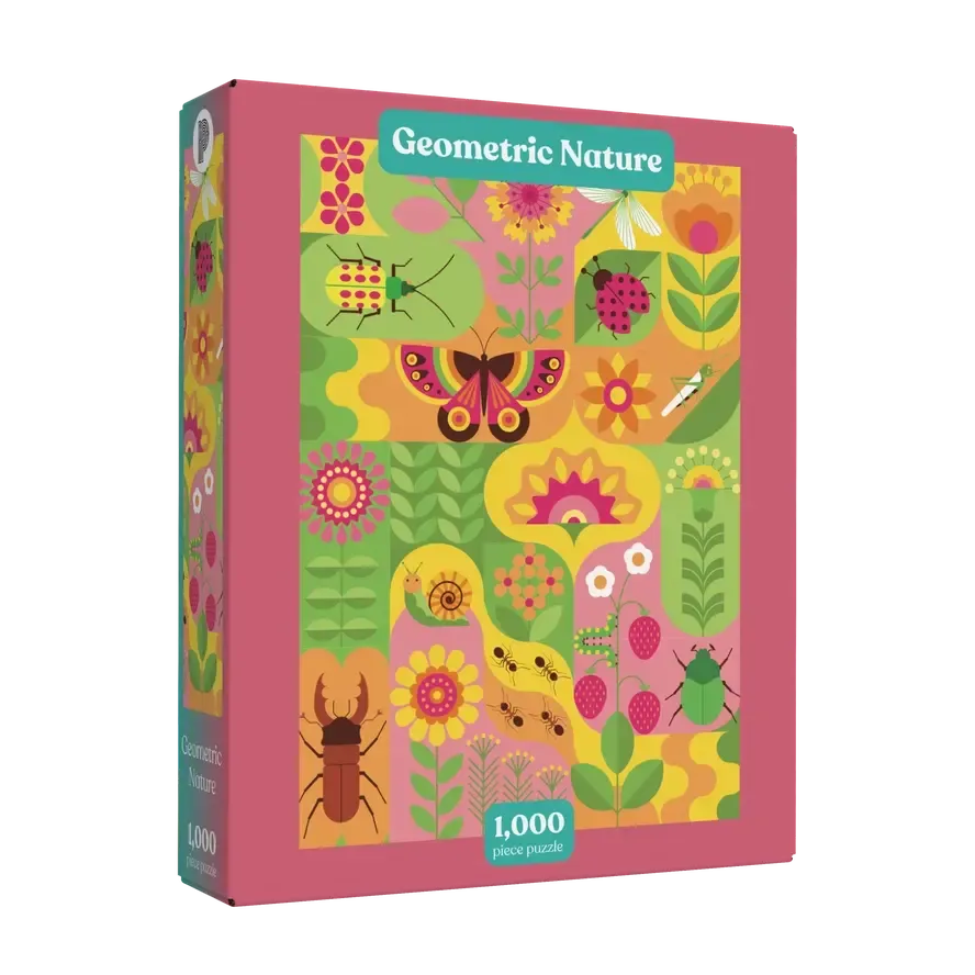 Geometric Nature 1000 Piece Jigsaw Puzzle Puzzledly