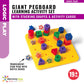GIANT PEGBOARD Learning Activity Set