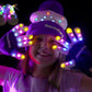 Purple LED Gloves, Light Up Shoe laces and Lighted Beanie Pom Hat Gift Set for Boys and Girls Kids Toys