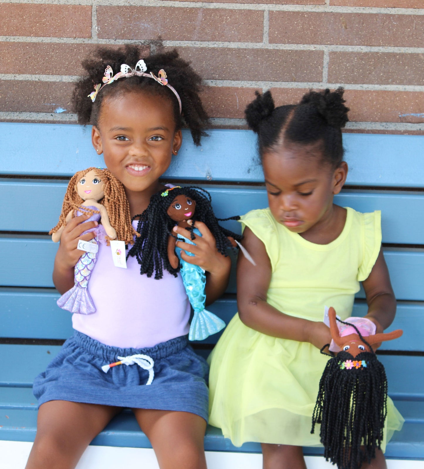 A Dark Brown Skin Tone Mermaid Doll