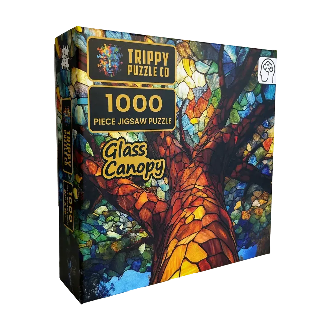 Glass Canopy 1000 Piece Jigsaw Puzzle Trippy