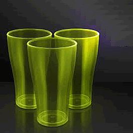 Glow In The Dark Glass Yellow