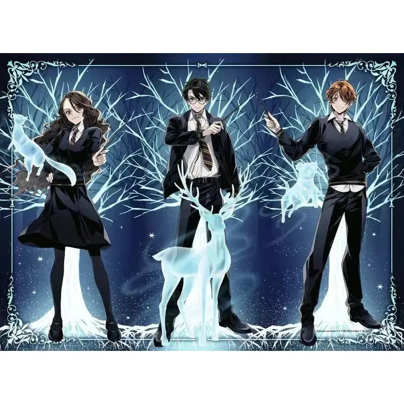 Glowing Patronus Harry Potter 500 Piece Glow in the Dark Jigsaw Puzzle Ravensburger