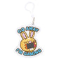 Go Away I'm Gaming Ollie Crystal Art Fuzz Balls Bag Charm Kit Craft Buddy