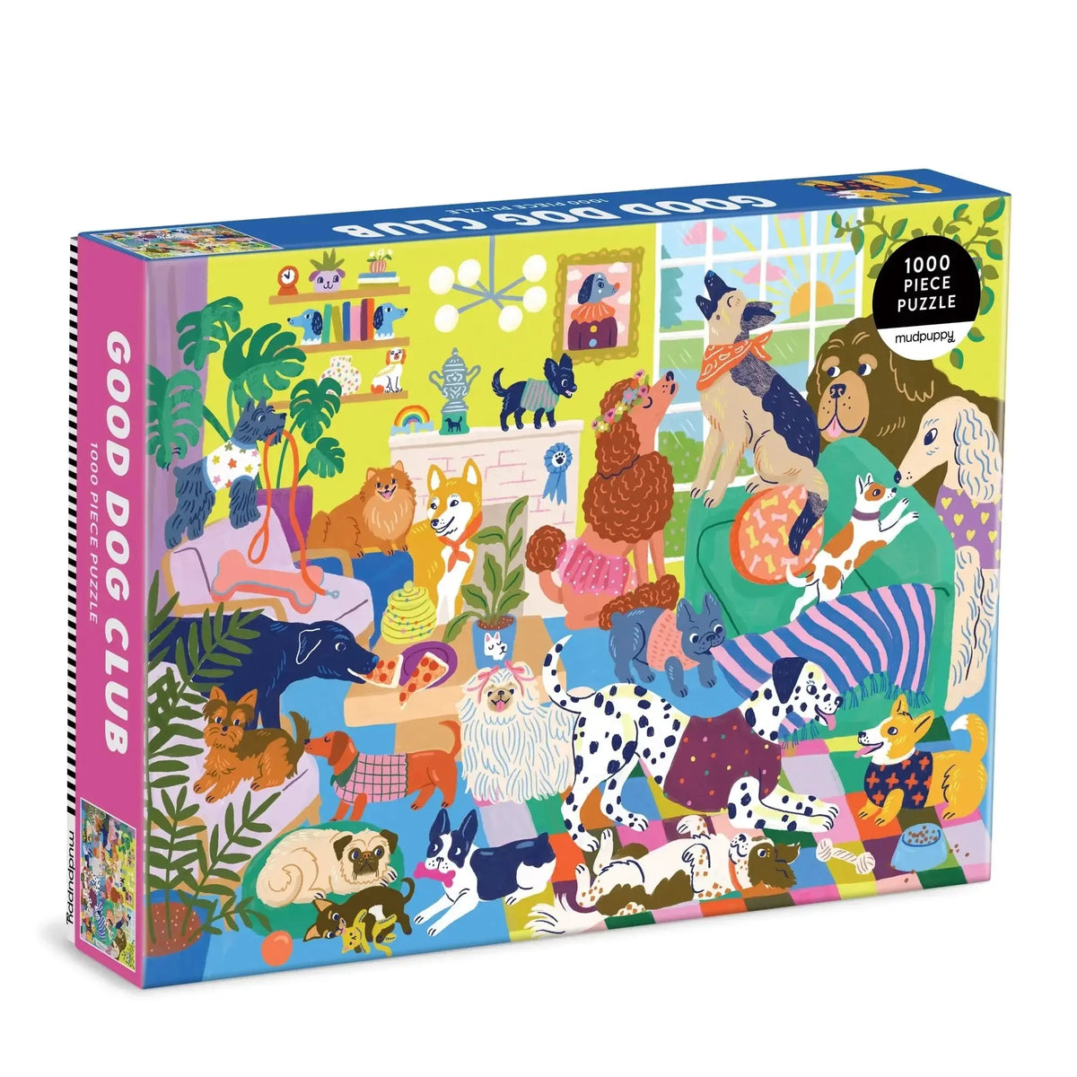 Good Dog Club 1000 Piece Jigsaw Puzzle Mudpuppy