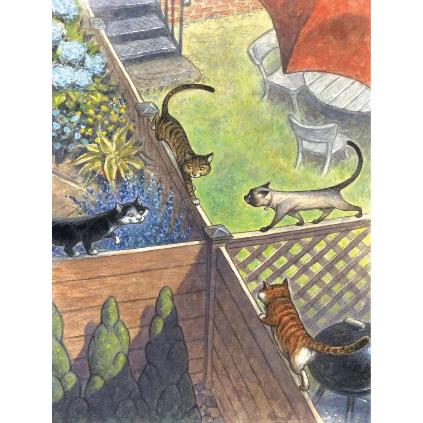 Good Fences by Peter de Sève 1000 Piece Jigsaw Puzzle NYPC