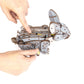 Grey Rabbit — Mechanical Wooden Model, 288 Pieces