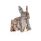 Grey Rabbit — Mechanical Wooden Model, 288 Pieces