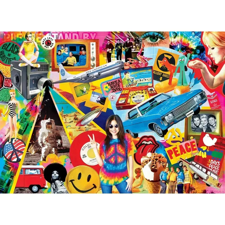 Groovy Times Flashbacks 1000 Piece Jigsaw Puzzle MasterPieces