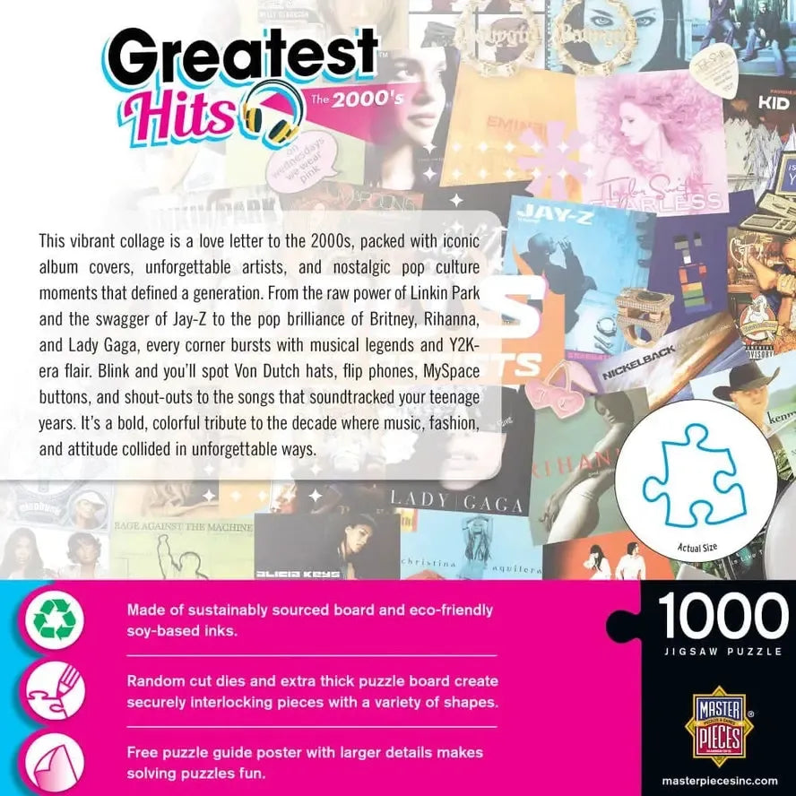 Groovy Times Greatest Hits 1000 Piece Jigsaw Puzzle MasterPieces