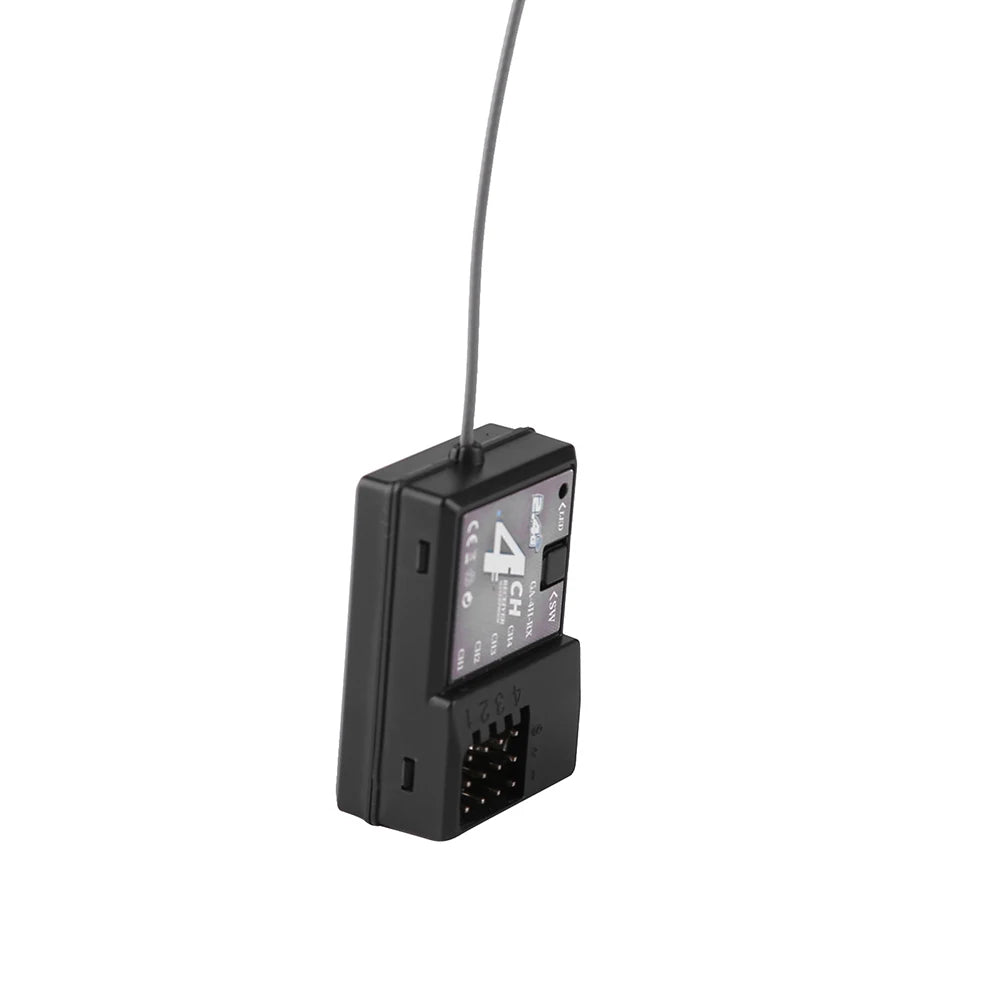 TX4 2.4GHz 4CH Radio System Transmitter Controller Remote Control W/ Receiver For RC Car Boat