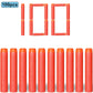7.2cm 100pcs For Nerf Soft Bullets Darts Round Head Refill Sponge Darts Kids Children Toy Gun Bullets For NERF N-Strike Blasters