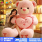 I LOVE YOU Bear Plush Toy – Huge Soft Stuffed Bear Doll for Kids & Gift