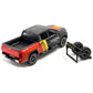 2023 Toyota Tundra Trd 4X4 Pickup Truck Black And Red With Stripes With Sunroof And Wheel Rack Limited Edition To 2400 Pieces Wo