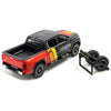 2023 Toyota Tundra Trd 4X4 Pickup Truck Black And Red With Stripes With Sunroof And Wheel Rack Limited Edition To 2400 Pieces Wo