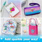 12 Create Big Gem Diamond Painting Sticker Kit Art Craft Girls Boys Unicorn Animal Sealife Magical Mosaic Dot Sticky Toys Gifts