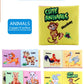 Baby Cloth Books Enlightenment Early Educational Toys Kids Fruits Animal Numbers Food Cognitive Book for Toddlers 12-72 Month