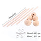 1Set Baby Mobile Hanger Baby Wooden Mobile Crib Hanger Frame Mobile DIY Crafts Frame Mobile Holder Newborn Gifts Children'S Good