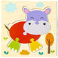 Baby Wooden 3D Puzzles Tangram Shapes Learning Educational Cartoon Animal Intelligence Jigsaw Toys For Children Gift