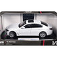BMW 5 Series LCI White Metallic with Moonroof 1/18 Diecast Model Car by Heimanba