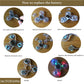 Crystal Luminous LED Light Fidget Spinner Hand Top Spinners Glow in Dark EDC Stress Relief Toys Kinetic Gyroscope for Children