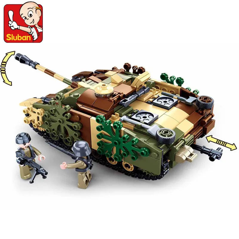Military Operation Overlord Constructor Tank Truck Atlantic Fortress Aircraft Land Boat Army Building Blocks Brinquedos Toys