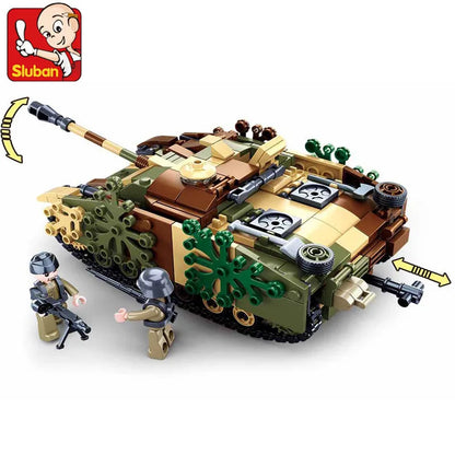 Military Operation Overlord Constructor Tank Truck Atlantic Fortress Aircraft Land Boat Army Building Blocks Brinquedos Toys