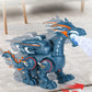 Simulation Fire Mechanical Dinoasur Water Spray Cool Light Electric Children Entertainment Puzzle Model Game Toys for Boys Gifts