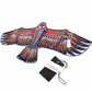 3D 1.1m Flat Eagle Kite Big Fly Bird Kite For Children Flying Bird Kites Windsock Outdoor Toys Cloth Toys For Kids Random Color