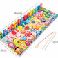 3D Preschool Children Educational Toys Wooden Montessori Arithmetic Magnetic Fishing Digital Shape Matching Building Block Toys