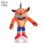 26cm New Arrival Anime Crash Bandicoot Plush Toys Cartoon Animal Aku Aku Crash Soft Stuffed Plush Dolls for Kids Christmas Gifts