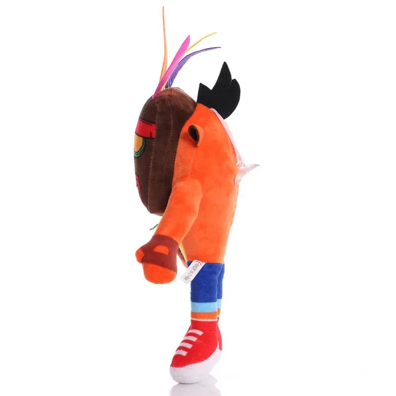 26cm New Arrival Anime Crash Bandicoot Plush Toys Cartoon Animal Aku Aku Crash Soft Stuffed Plush Dolls for Kids Christmas Gifts