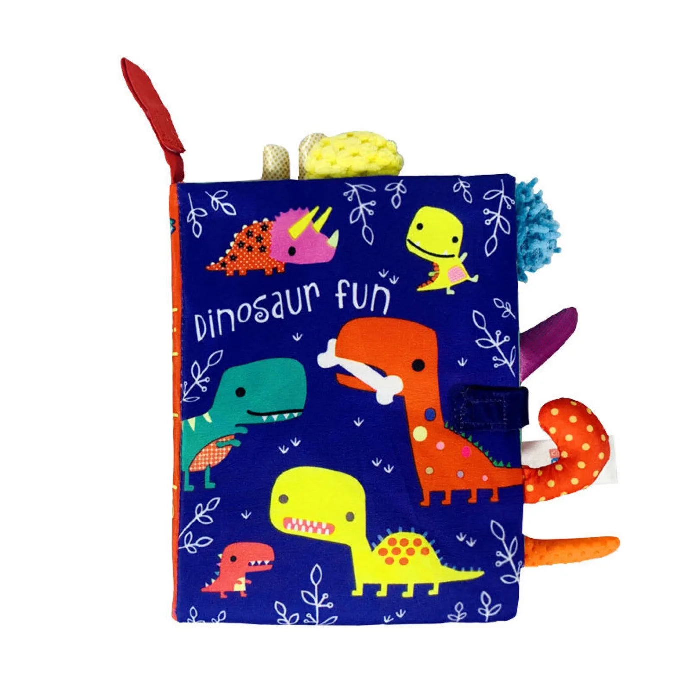 Hot Sale 0-36Month Baby Early Learning Educate Toy Tail Cloth Book Parent-child Interactive Sound Paper Puzzle Cloth Book Rattle
