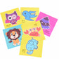 96 Pcs Children Cartoon DIY Colorful Paper Cutting Folding Toys Kids Craft Animal Handcraft Paper Art Learning Educational Toys