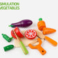Simulation Kitchen Pretend Toy Wooden Classic Game Montessori Educational Toy For Children Kids Gift Cutting Fruit Vegetable Set