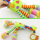 New Soft Cute Giraffe Animal Handbells Rattles Mobile Plush Infant Baby Handle Toys Hot Selling WIth Teether Newborn Baby Gifts