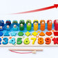 3D Preschool Children Educational Toys Wooden Montessori Arithmetic Magnetic Fishing Digital Shape Matching Building Block Toys
