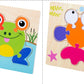 Baby Wooden 3D Puzzles Tangram Shapes Learning Educational Cartoon Animal Intelligence Jigsaw Toys For Children Gift