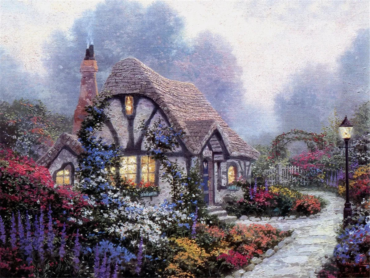 500 Pieces Jigsaw Puzzle Various Landscape Patterns Jigsaw Puzzle Educational Toy for Kids Children's Games Christmas Gift
