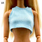 2022 Newest Multi Style Denim 11.5"Jeans Bottoms Shorts For Doll Clothes Outfits Short Pants For Blythe 1/6 Dolls Accessories