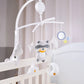 Animal Music Box Black and White Bed Bell Toy Baby Crib Rattles Baby Toys 0-12 Months Infant Clockwork Toy Mobile Newborn Toys