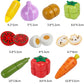 Simulation Kitchen Pretend Toy Wooden Classic Game Montessori Educational Toy For Children Kids Gift Cutting Fruit Vegetable Set