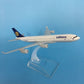 JASON TUTU 16cm Lufthansa Airbus A340 Plane Model Airplane Model Airbus Aircraft Model 1:400 Diecast Metal Airplanes Plane Toy