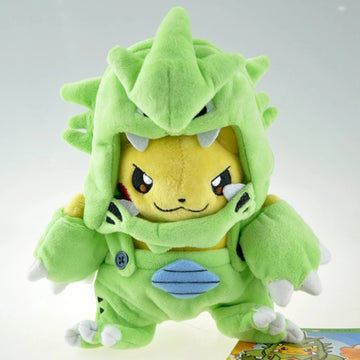 Cos Eevee Pikachu Cosplay Plush Toy Charizard Peluche Snorlax Garchomp Tyranitar Hydreigon Stuffed Animal Doll Plushies Toy Gift