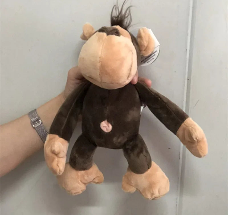 25cm Cute Jungle Animal Plush Toys Stuffed Lion Elephant Giraffe Monkey Plush Doll Toys for Kids Baby Children Birthday Gift