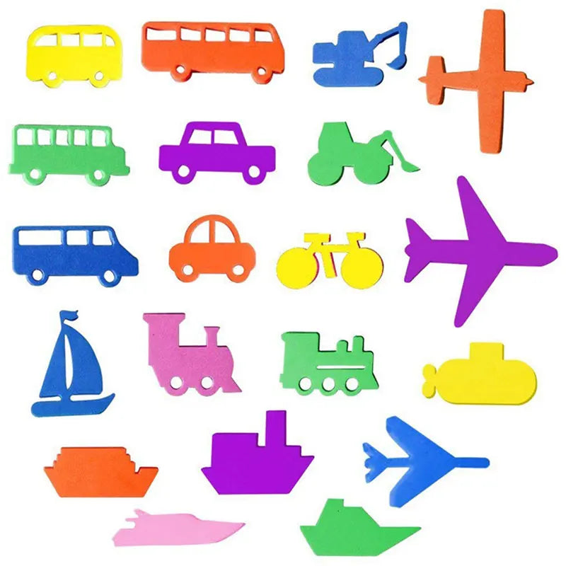 Bathtub Bathroom Education Learning Toys Foam Letters Alphanumeric Total Bubble Stickers Children's Puzzle DIY Toy Set 36Pcs New