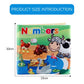 Baby Cloth Books Enlightenment Early Educational Toys Kids Fruits Animal Numbers Food Cognitive Book for Toddlers 12-72 Month